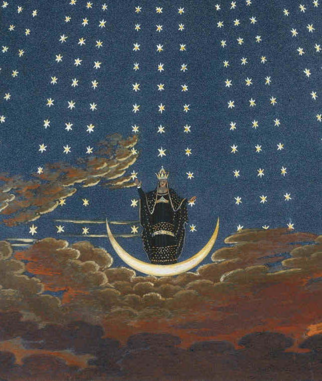 Die Sternenhalle der Königin der Nacht - Karl Friedrich Schinkel